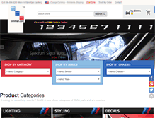 Tablet Screenshot of bimmian.com